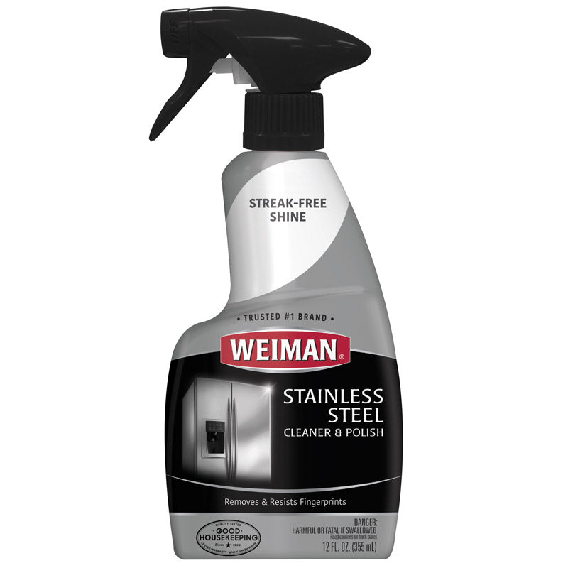 WEIMAN - Weiman Floral Scent Stainless Steel Cleaner & Polish 12 oz Liquid - Case of 6
