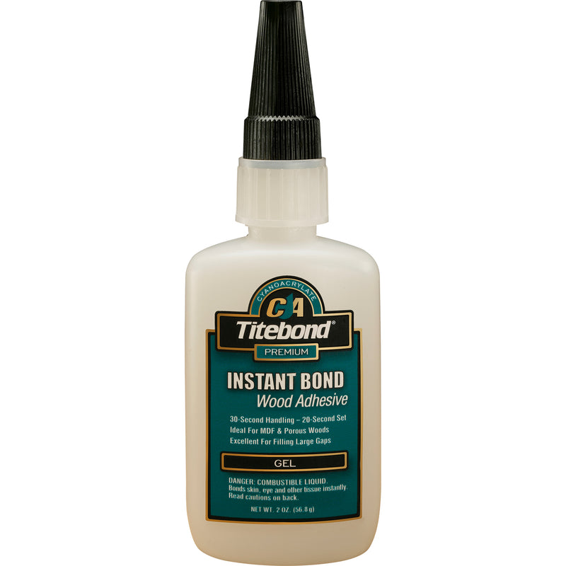 FRANKLIN - Titebond Instant Bond Translucent Wood Adhesive Gel 2 oz