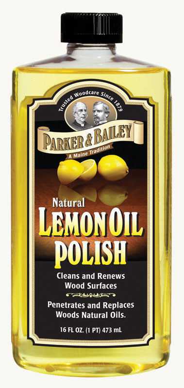 PARKER & BAILEY - Parker & Bailey Lemon Scent Lemon Oil 16 oz Liquid - Case of 6