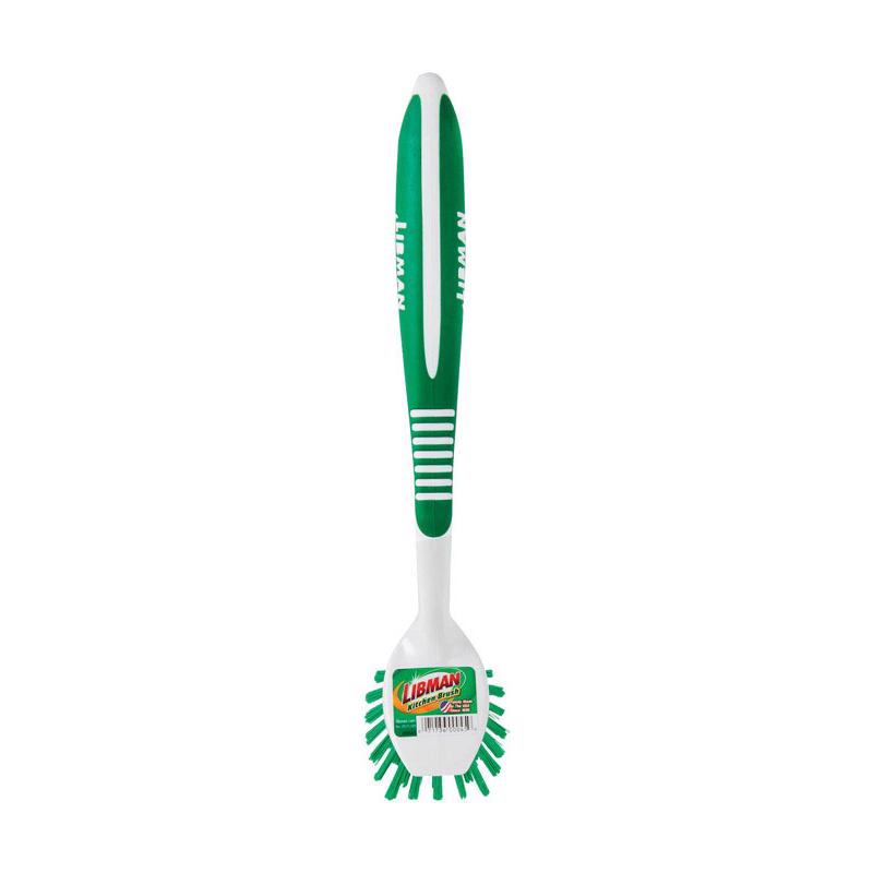 LIBMAN - Libman 3 in. W Hard Bristle 8 in. Plastic/Rubber Handle Kitchen Brush