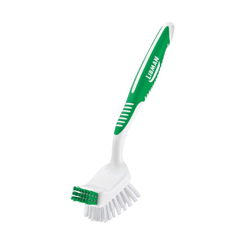 LIBMAN - Libman Big Job 2.5 in. W Hard Bristle 8 in. Plastic/Rubber Handle Kitchen Brush - Case of 6