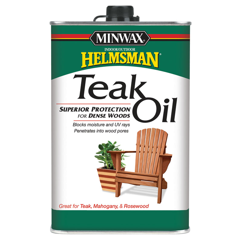 MINWAX - Minwax Helmsman Transparent Clear Oil-Based Teak Oil 1 qt