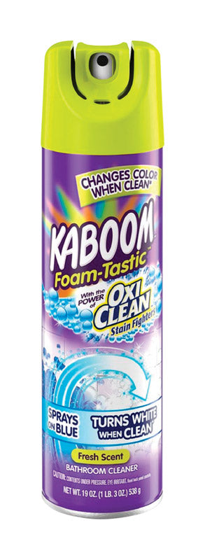 KABOOM - Kaboom OxiClean Fresh Clean Scent Bathroom Cleaner 19 oz Foam - Case of 8