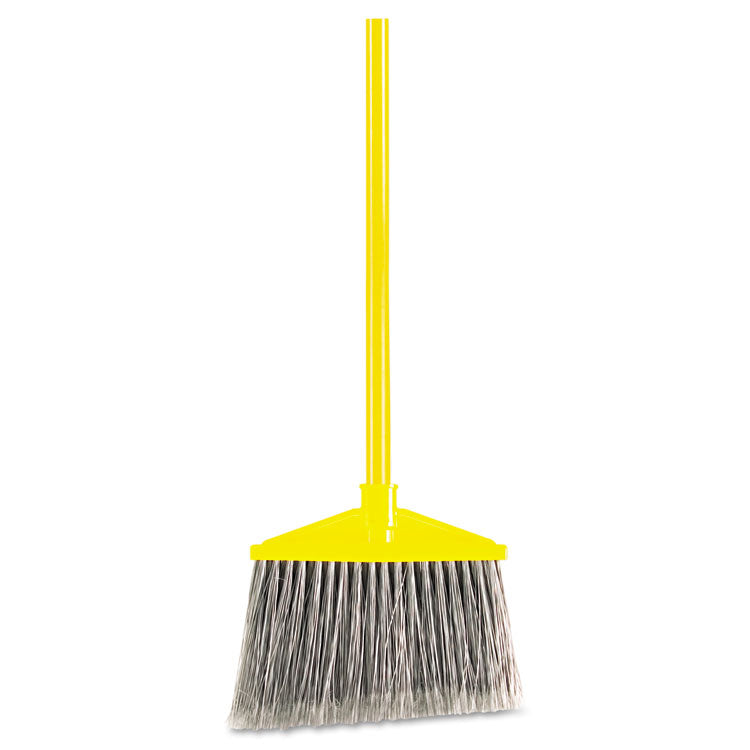 Rubbermaid Commercial - 7920014588208, Angled Large Broom, 46.78" Handle, Gray/Yellow