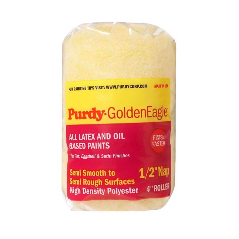 PURDY - Purdy GoldenEagle Polyester 4 in. W X 1/2 in. Regular Paint Roller Cover 1 pk