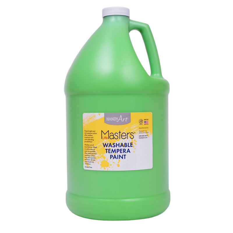 HANDY ART - Little Masters® Washable Tempera Paint, Light Green, Gallon