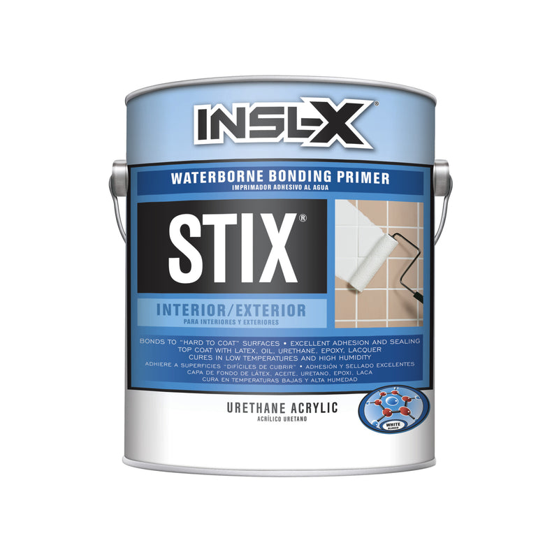 INSL-X - Insl-X Stix White Flat Water-Based Acrylic Urethane Bonding Primer 1 gal