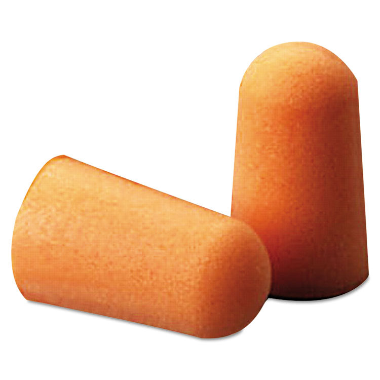 3M - Foam Single-Use Earplugs, Cordless, 29NRR, Orange, 200 Pairs