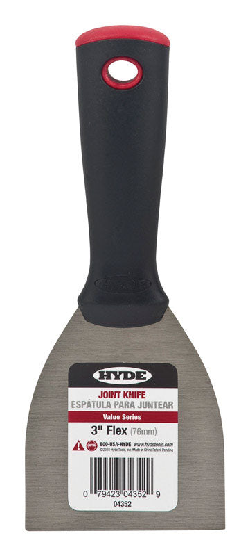 HYDE - Hyde Value Series 3 in. W High Carbon Steel Flexible Wall Scraper - Case of 5