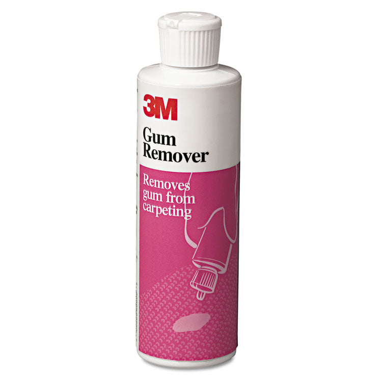 3M - Gum Remover, Orange Scent, Liquid, 8 oz. Bottle, 6/Carton