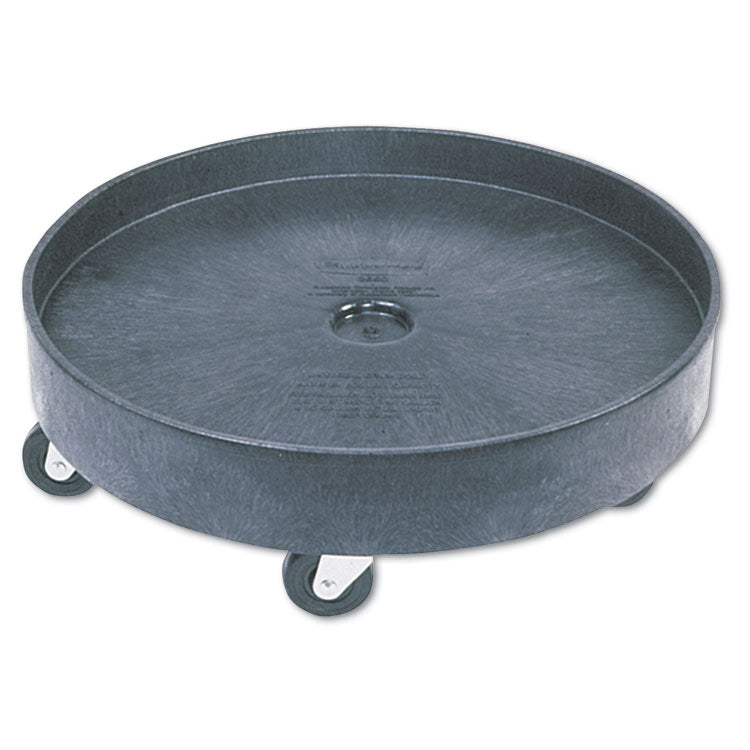 Rubbermaid Commercial - Brute Container Universal Drum Dolly, 500 lb Capacity, 24.38 x 7.13, Black