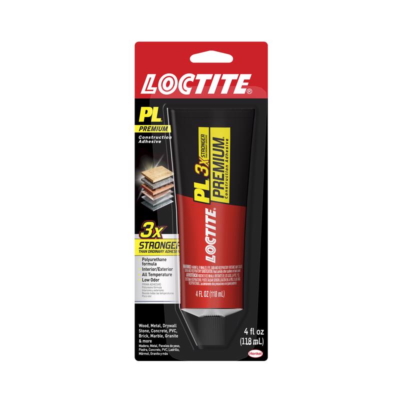 LOCTITE-PL - Loctite PL Premium Polyurethane Construction Adhesive 4 oz - Case of 6