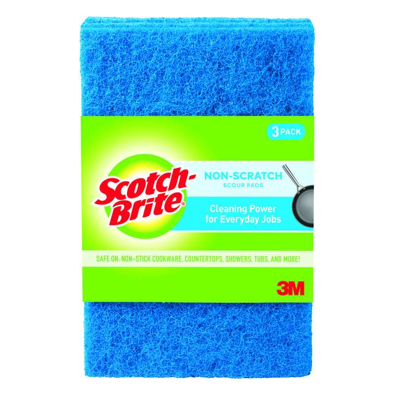 SCOTCH-BRITE - Scotch-Brite Non-Scratch Scouring Pad For Multi-Purpose 6 in. L 3 pk