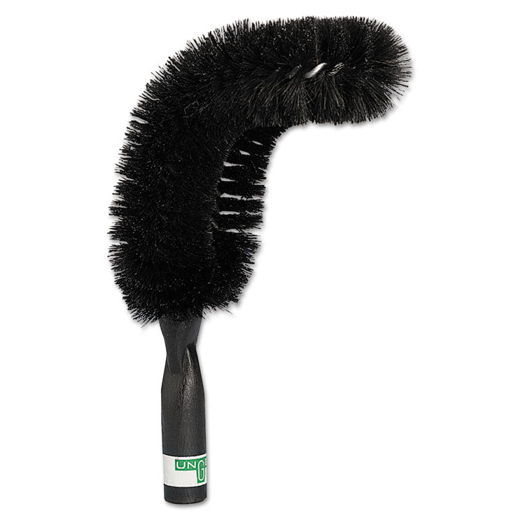 Unger - StarDuster Pipe Brush, Green Polypropylene Bristles, 7.5" Brush, 6" Black Plastic Handle