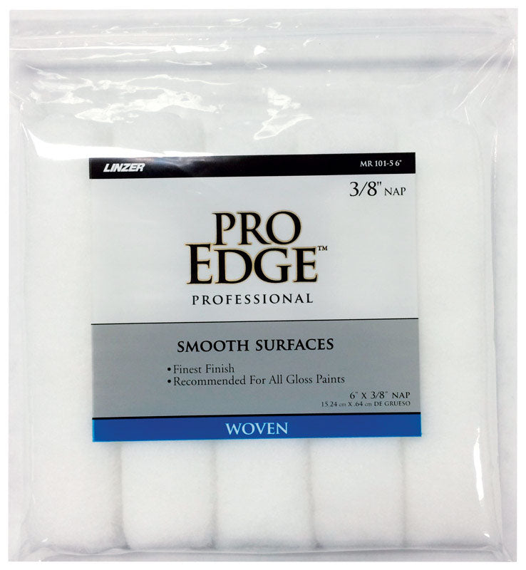 LINZER - Linzer Pro Edge Woven 6 in. W X 3/8 in. Mini Paint Roller Cover 5 pk