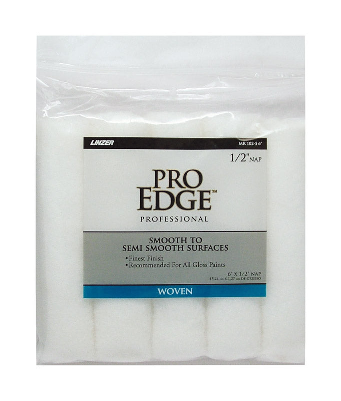 LINZER - Linzer Pro Edge Woven 6 in. W X 1/2 in. Mini Paint Roller Cover 5 pk