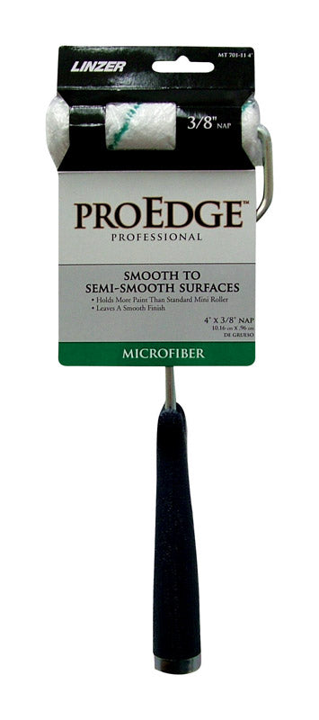 LINZER - Linzer Pro Edge 4 in. W Mini Paint Roller Frame and Cover Threaded End [MT701-11 4]