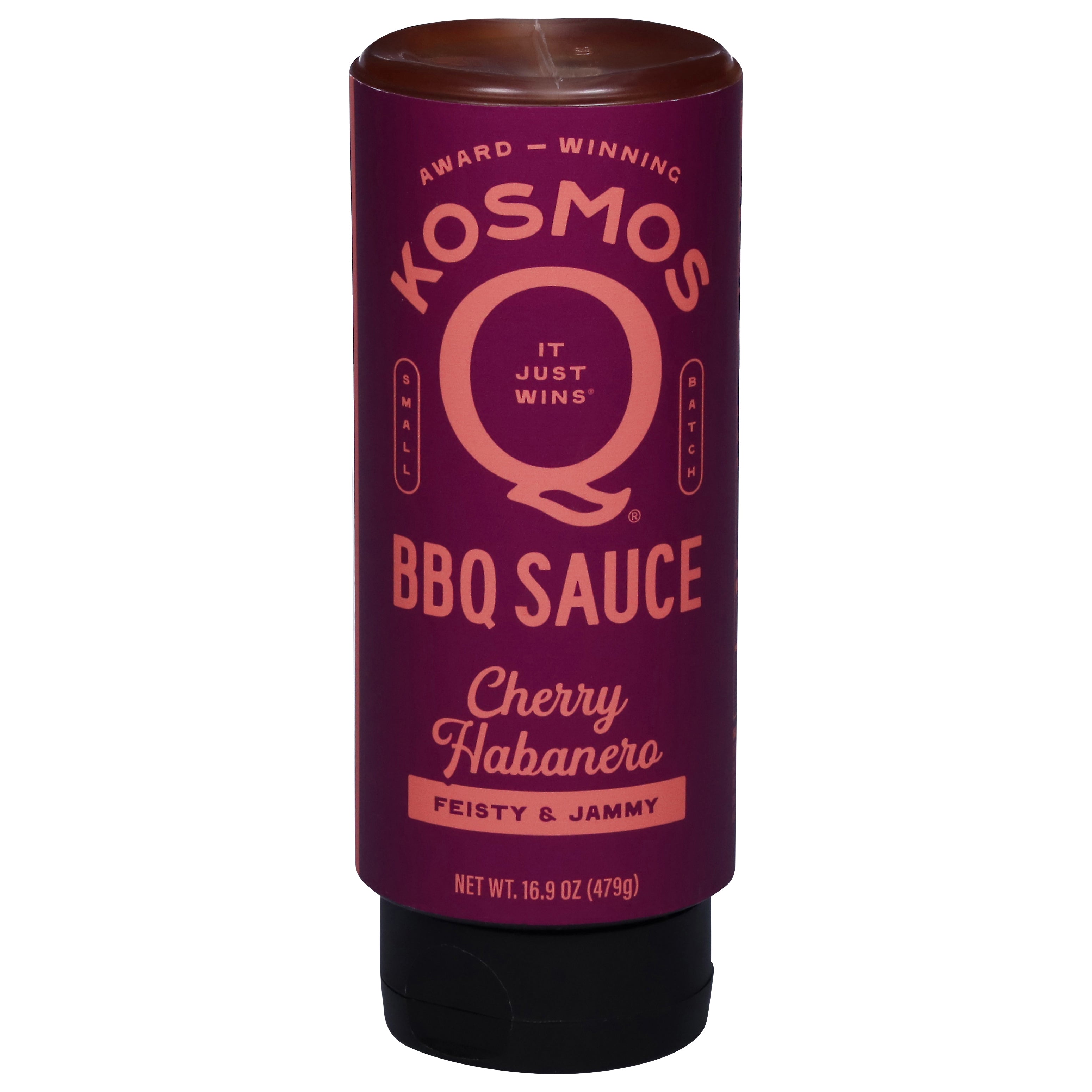 Kosmos Q Cherry Habanero BBQ Sauce 16.9 oz - Case of 6