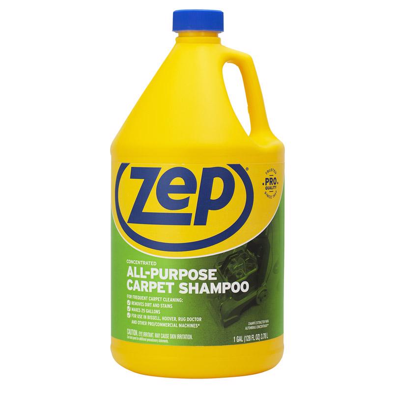 ZEP - Zep Pleasant Scent Carpet Shampoo 128 oz Liquid Concentrated - Case of 4