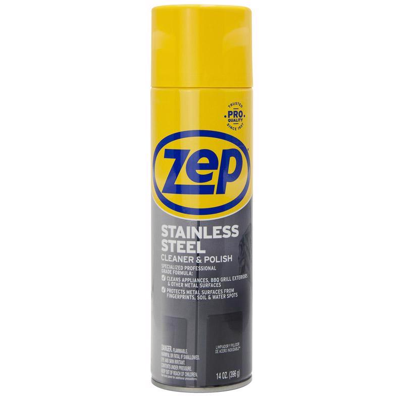 ZEP - Zep No Scent Stainless Steel Polish 14 oz Spray