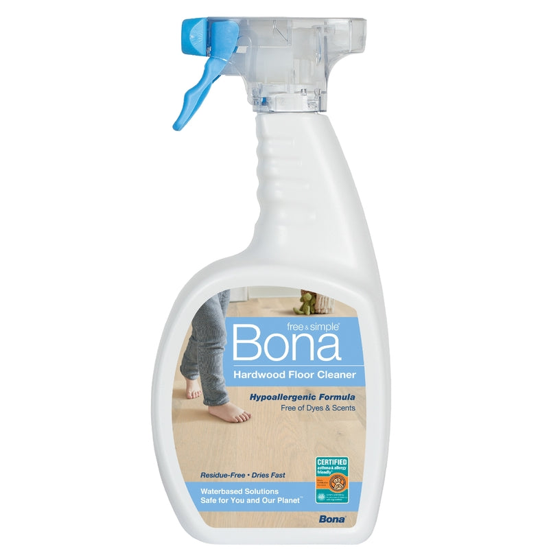 BONA - Bona Free & Simple No Scent Hardwood Floor Cleaner Liquid 36 oz