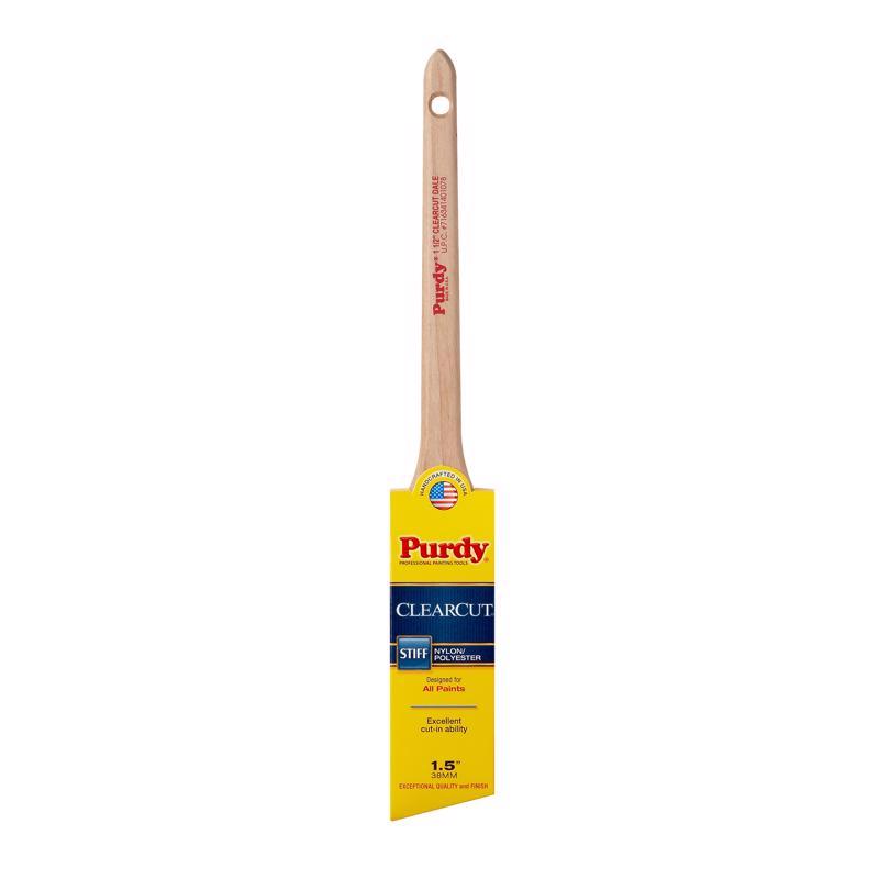 PURDY - Purdy Clearcut Dale 1-1/2 in. Stiff Angle Trim Paint Brush