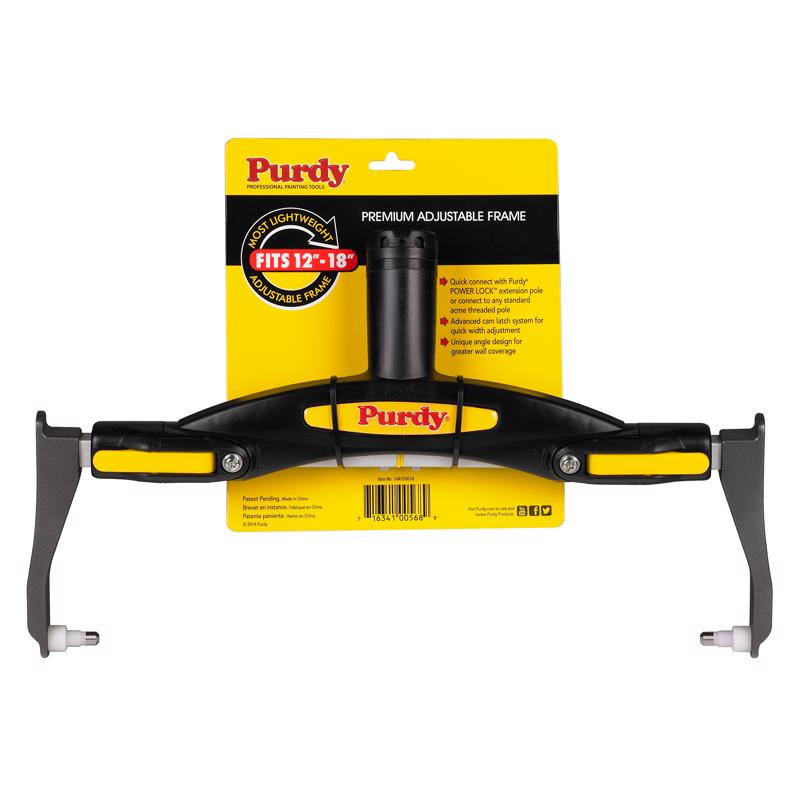 PURDY - Purdy Revolution 12 - 18 in. W Adjustable Paint Roller Frame Threaded End