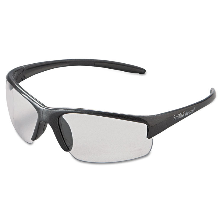 KleenGuard - Equalizer Safety Glasses, Gunmetal Frame, Clear Anti-Fog Lens