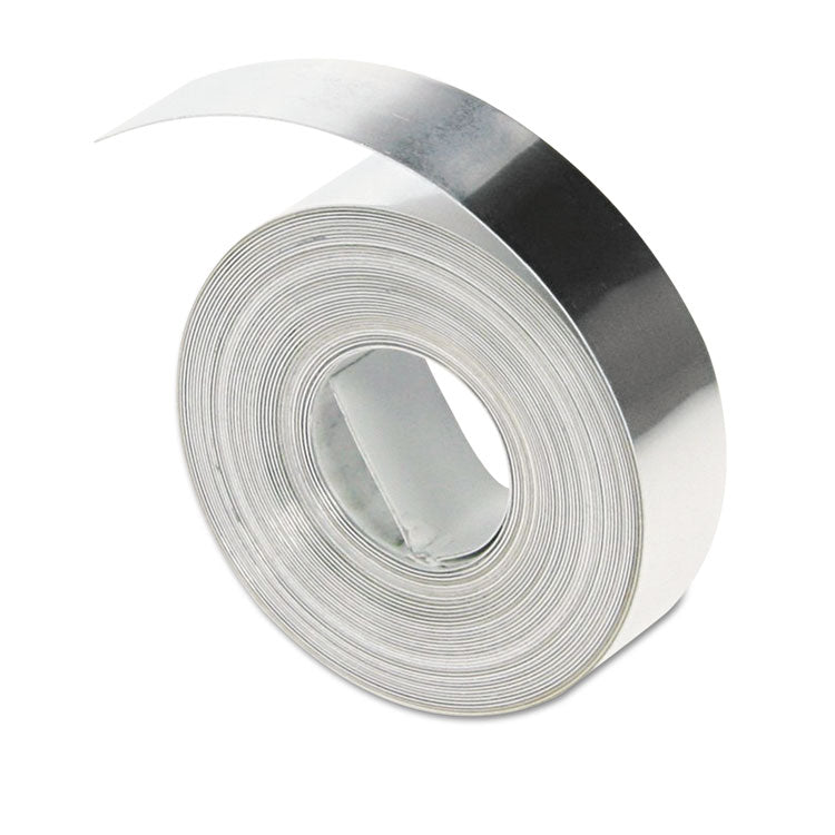 DYMO - Rhino Metal Label Non-Adhesive Tape, 0.5" x 16 ft, Aluminum