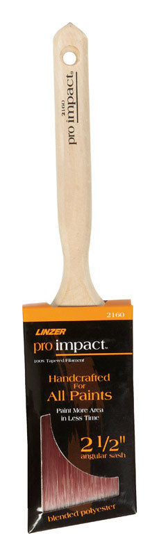 LINZER - Linzer Pro Impact 2-1/2 in. Angle Trim Paint Brush [2160-2.5]