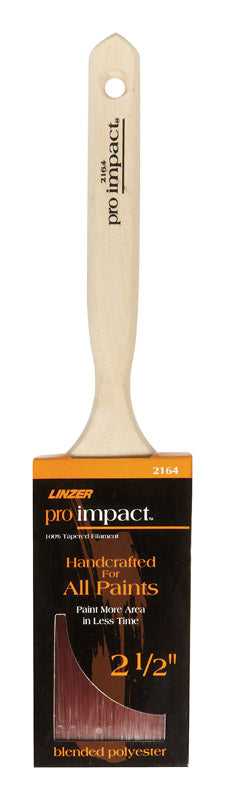 LINZER - Linzer Pro Impact 2-1/2 in. Flat Paint Brush [2164-2.5]