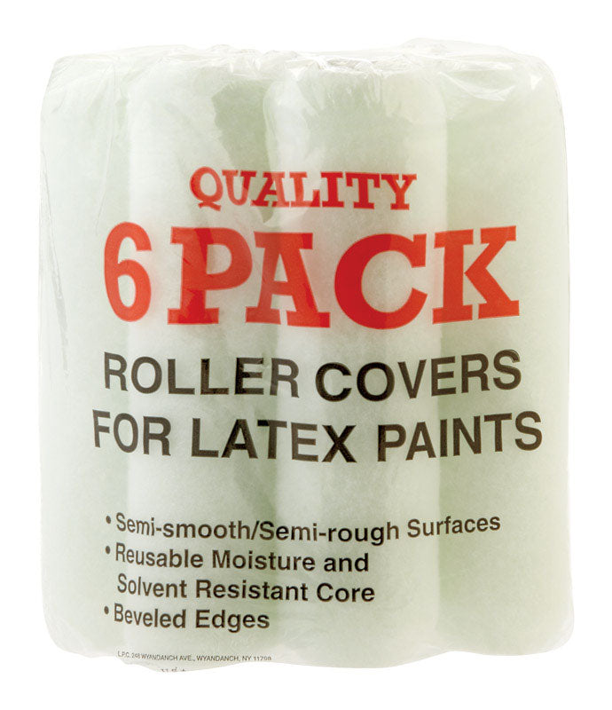 LINZER - Linzer Synthetic Blend 9 in. W X 3/8 in. Regular Paint Roller Cover 6 pk