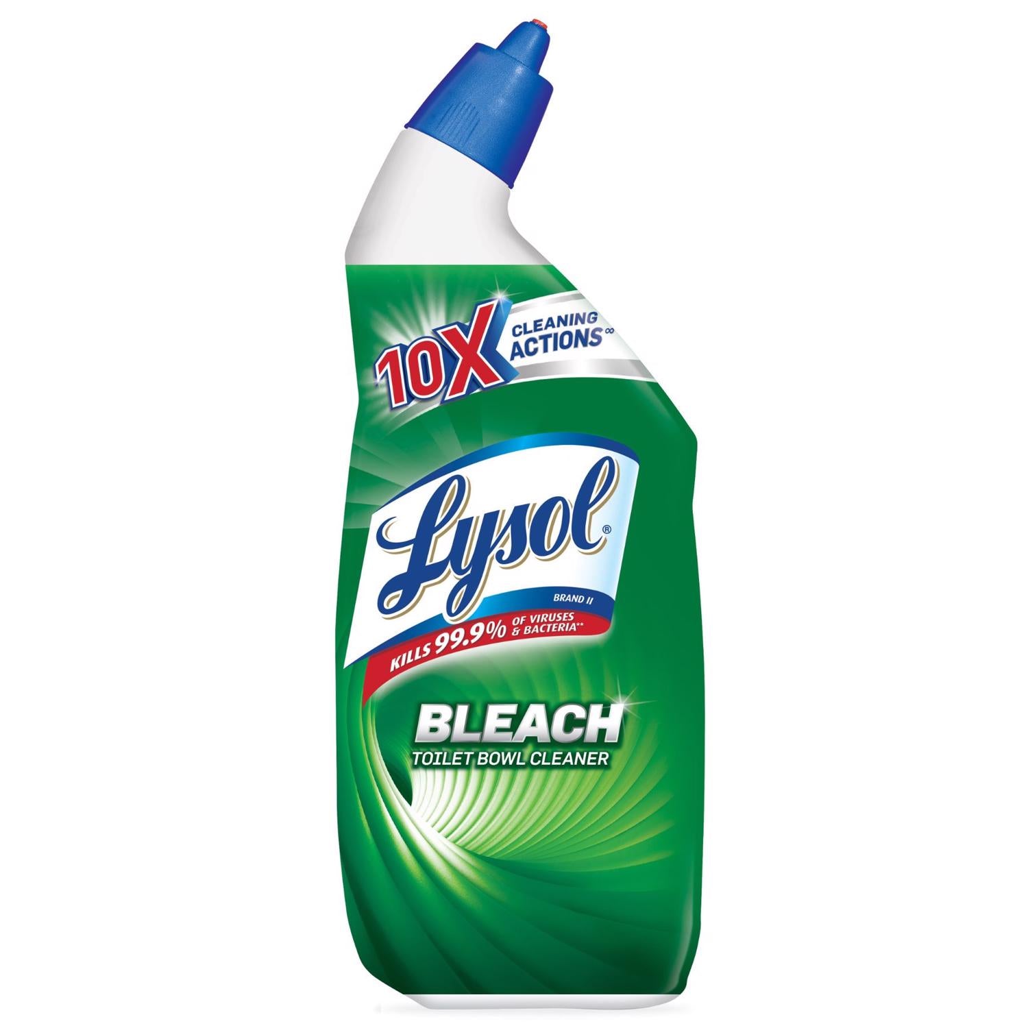 Lysol Clean Scent Toilet Bowl Cleaner 24 oz Liquid - Case of 9