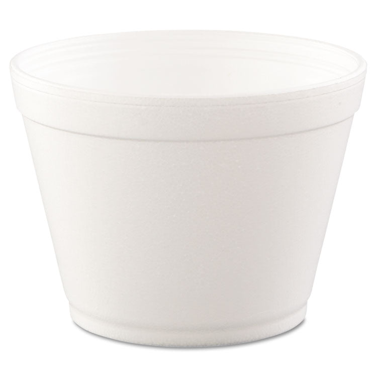 Dart - Foam Containers,16 oz, White, 25/Bag, 20 Bags/Carton