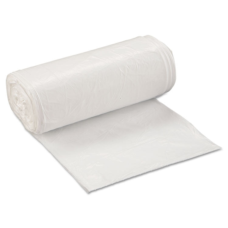 Inteplast Group - Low-Density Commercial Can Liners, 16 gal, 0.5 mil, 24" x 32", White, 500/Carton