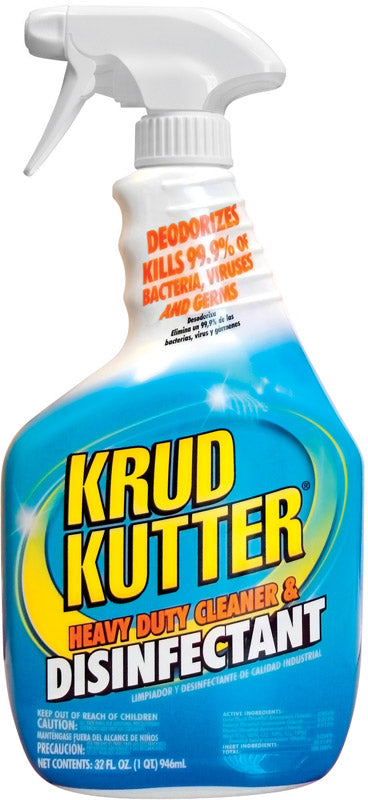 KRUD KUTTER - Krud Kutter No Scent Heavy Duty Cleaner and Disinfectant 32 oz 1 pk - Case of 6