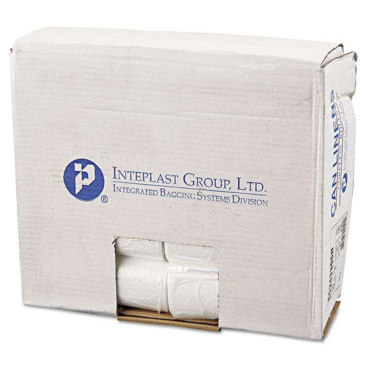 Inteplast Group - High-Density Commercial Can Liners, 16 gal, 6 microns, 24" x 33", Natural, 1,000/Carton