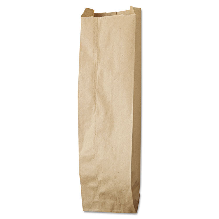 General - Liquor-Takeout Quart-Sized Paper Bags, 35 lb Capacity, 4.25" x 2.5" x 16", Kraft, 500 Bags