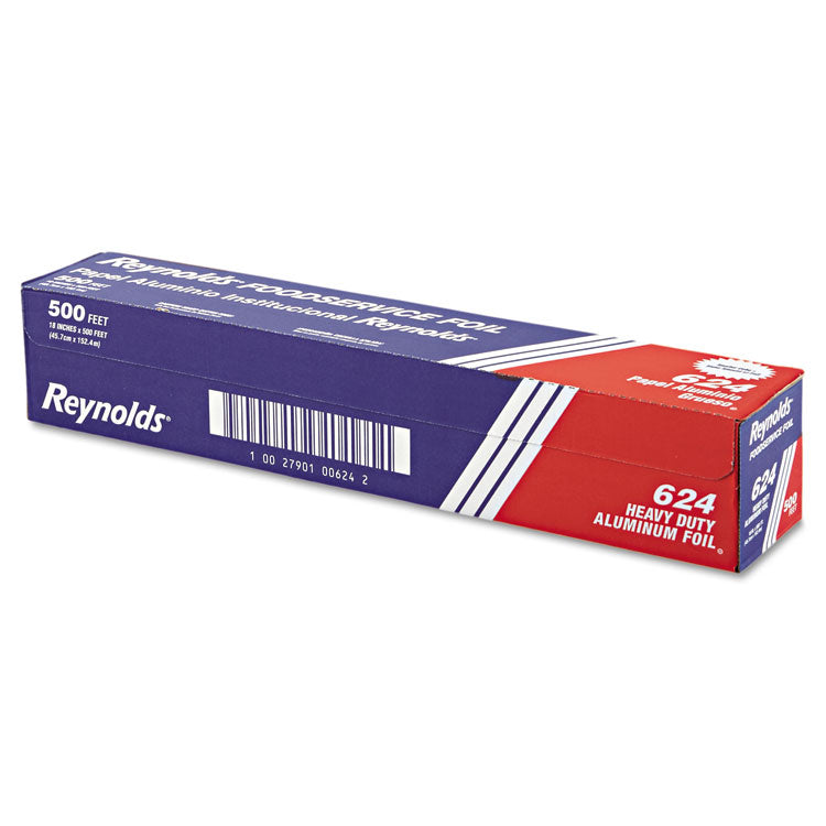 Reynolds Wrap - Heavy Duty Aluminum Foil Roll, 18" x 500 ft, Silver