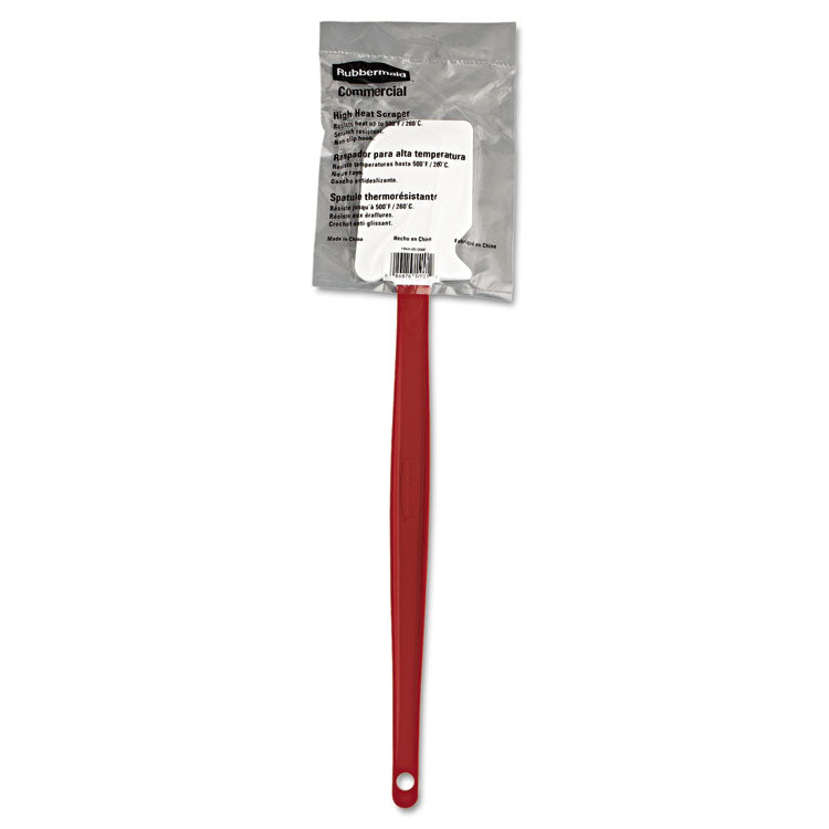 Rubbermaid Commercial - High-Heat Cook's Scraper, 16 1/2", Red/White