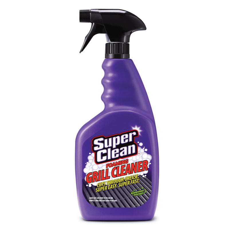 SUPER CLEAN - Super Clean No Scent BBQ Grill Cleaner Foam 22 oz - Case of 6