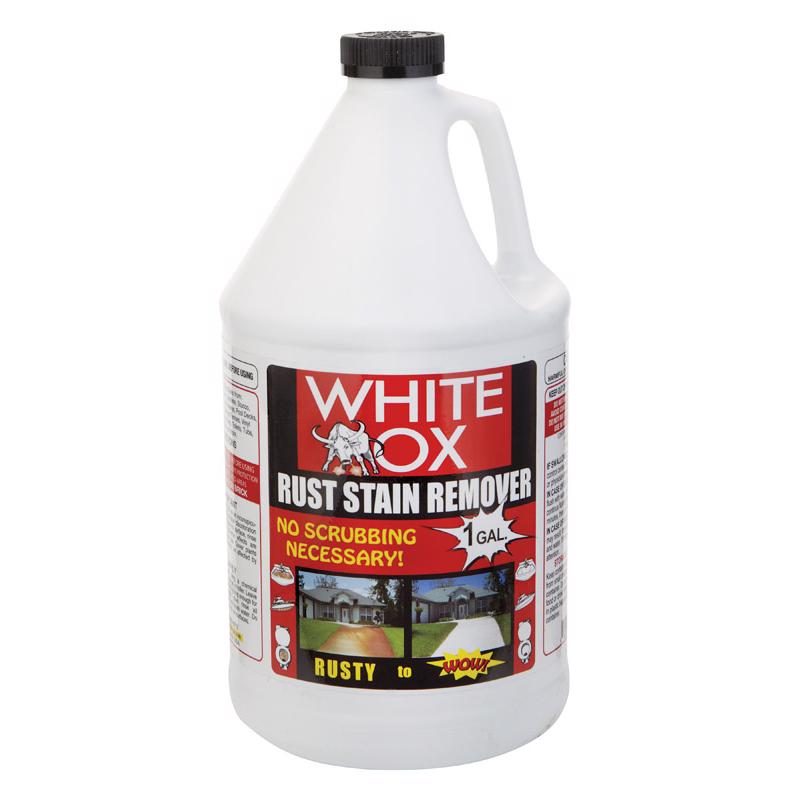 WHITE OX - White Ox No Scent Rust Stain Remover 1 gal Liquid - Case of 4