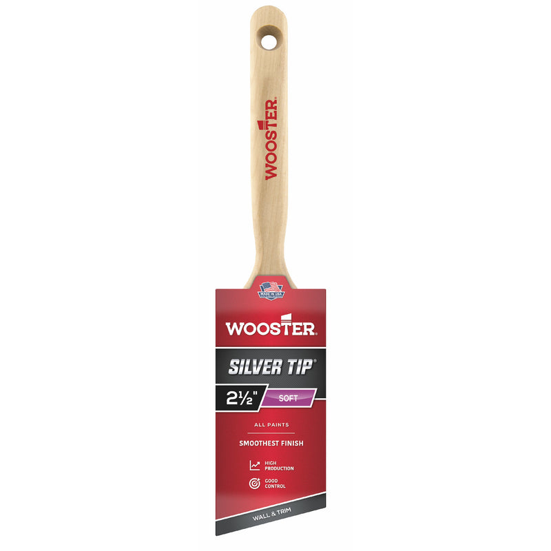 WOOSTER - Wooster Silver Tip 2-1/2 in. Angle Paint Brush