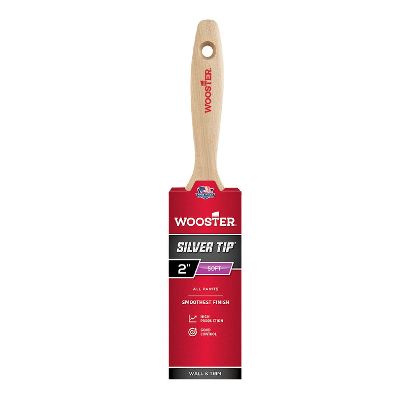 WOOSTER - Wooster Silver Tip 2 in. Flat Paint Brush [5222-2]