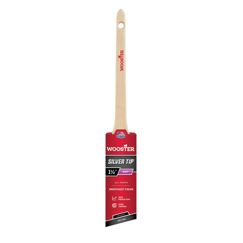 WOOSTER - Wooster Silver Tip 1-1/2 in. Soft Thin Angle Paint Brush