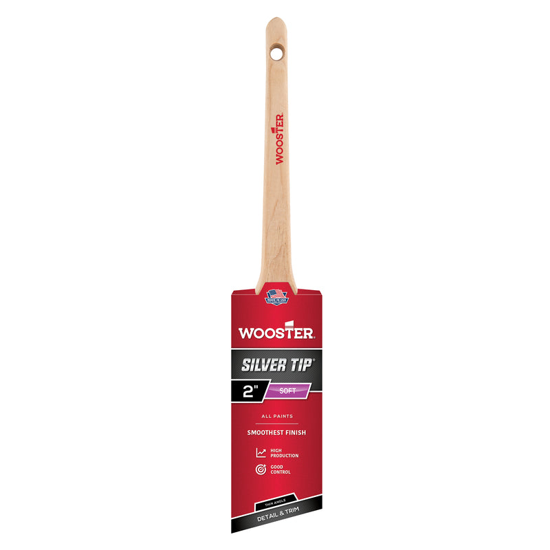 WOOSTER - Wooster Silver Tip 2 in. Soft Thin Angle Paint Brush