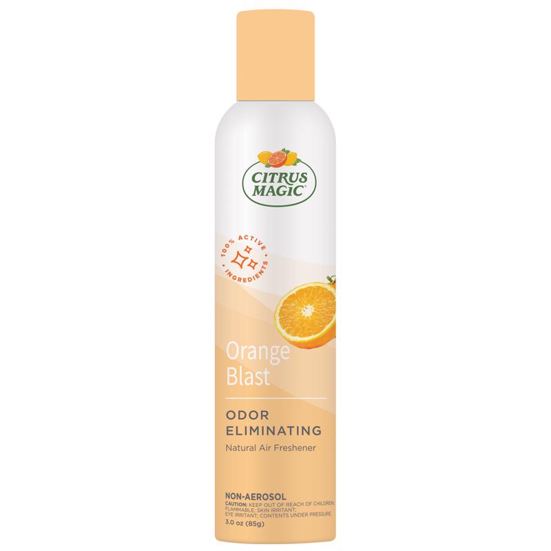 CITRUS MAGIC - Citrus Magic Fresh Orange Scent Air Freshener Spray 3 oz Aerosol - Case of 6