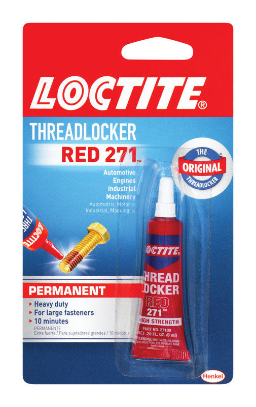 LOCTITE - Loctite Threadlocker High Strength Threadlocker Liquid 0.2 oz