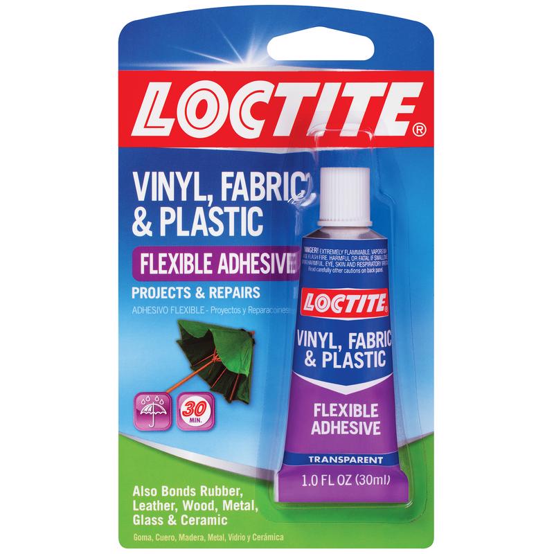 LOCTITE - Loctite Vinyl, Fabric & Plastic High Strength Polyurethane Flexible Adhesive 1 oz - Case of 6