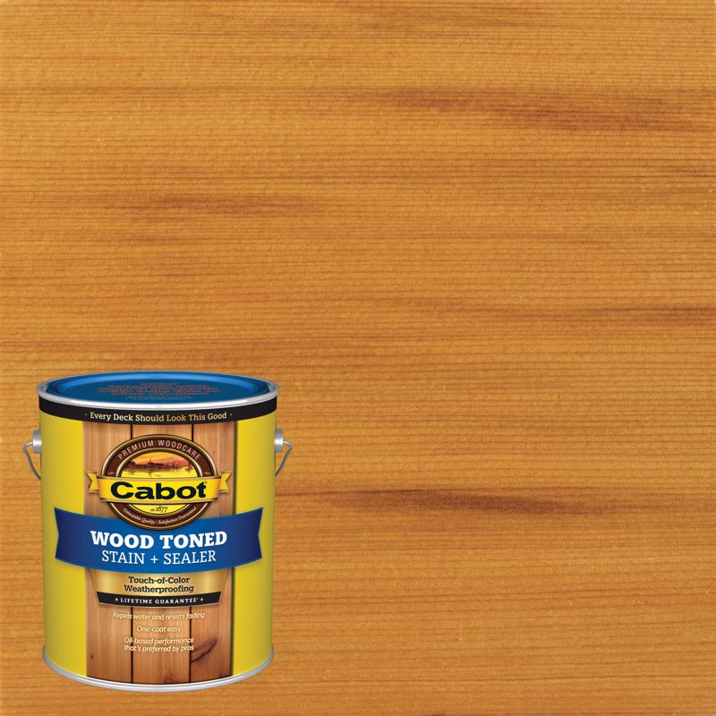 CABOT - Cabot Wood Toned Low VOC Transparent Cedar Oil-Based Deck and Siding Stain 1 gal - Case of 4